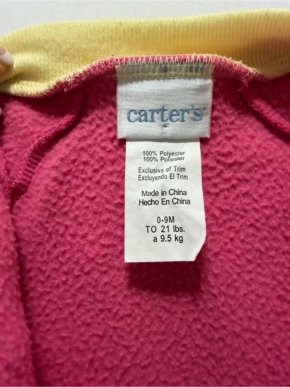 Vintage Y2K Carter’s Baby Girl Pink Sleeper & Sleep Sack Bundle